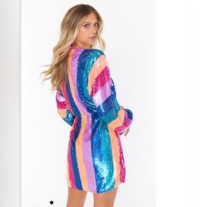 Sequin rainbow, ShowMeYourMuMu Kidman Mini Dress